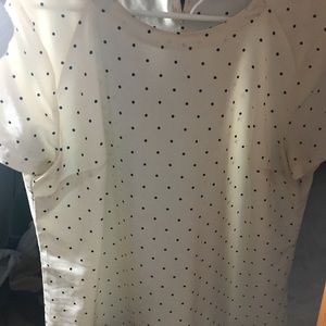 Polka dot short sleeve shirt Merona